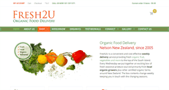 Desktop Screenshot of fresh2u.co.nz